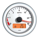 Dybde instrument 0-30m hvit VL